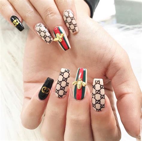 gucci nail stamping plates|10 Gucci Nail Design Ideas for Luxury Style .